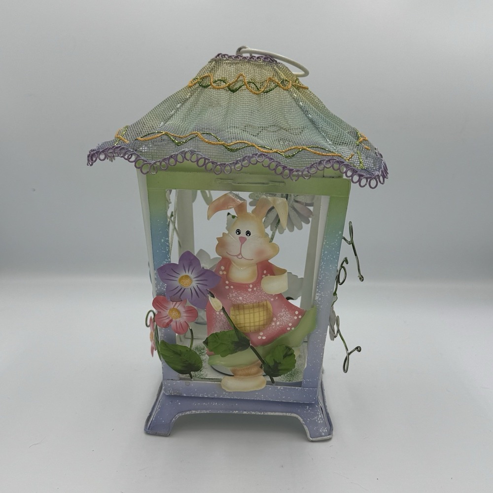 Metal‎ Spring/Easter Tea light Lantern